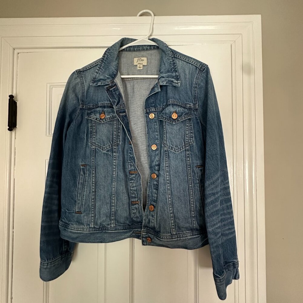 J.Crew Classic Denim Jacket  Size L